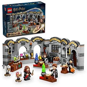 397-Piece LEGO Harry Potter Hogwarts Castle: Potions Class Building Set $25.60