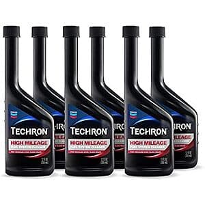 6-Pk 12-Oz Chevron Techron High Mileage Fuel System Cleaner $45 + Free S&H