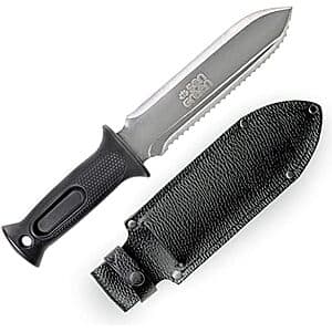 7.5" Sengreen Hori Digging Knife w/ Sheath $3