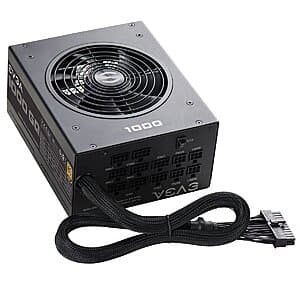 EVGA 1000GQ 1000W 80+ Gold Certified Gold Eco Mode Semi Modular Power Supply $95 + Free S/H