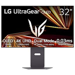 32" LG Ultragear 4K OLED 240Hz Monitor (32GX870A-B) $815 + Free Shipping