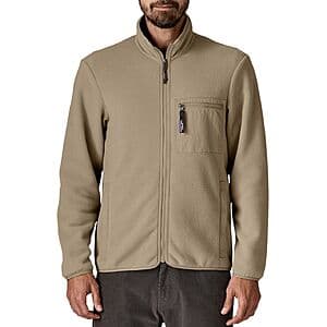 Men's Patagonia Synchilla Full Zip Fleece Jacket in L-XXL (Seabird Grey) $67.50 + Free S&H