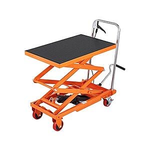 Vevor Hydraulic Lift Table Cart (330lbs Capacity; 50" Lifting Height) $225 + Free S&H w/ Amazon Prime