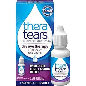 Select Accounts: 0.5-Fl Oz TheraTears Dry Eye Therapy Eye Drops $4.95 w/ S&S