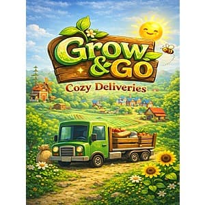 Grow & Go: Cozy Deliveries game featuring cozy countryside farming and delivery gameplay.