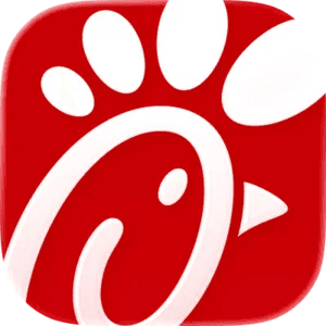 Chick-fil-A app interface showing free food reward offers for Greater Los Angeles area users.