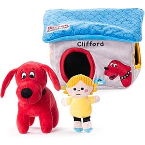 Clifford the Big Red Dog & Emily Cozy House Plush Squeaky Dog Toy $4.95 + Free Shipping