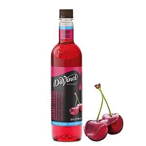 25.4-Oz DaVinci Gourmet Syrup: Classic (Various) $5.60, Sugar-Free (Cherry) $5.25 w/ Subscribe & Save