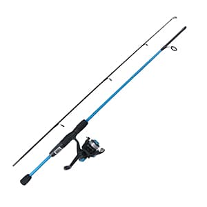 Ozark Trail Wayfarer Fiberglass Spinning Fishing Rod & Reel Combo (Blue or Orange) $10 + Free Pickup
