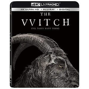 The Witch (4K UHD + Blu Ray + Digital) $14