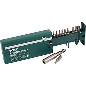 Select Accts: 11-Piece Wiha T5-T30 Torx Bit Selector Set (79242) $12.15