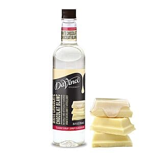 25.4oz. DaVinci Gourmet Classic Syrup (White Chocolate) $5.10 & More w/ Subscribe & Save