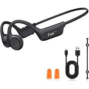 esonstyle Bluetooth 6.0 IPX7 Waterproof Bone Conduction Headphones $20 + Free S&H