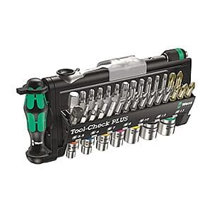 Wera Tools: 39-Piece Wera Tool-Check Plus Bit Ratchet Set with Sockets (Metric) $67 & More + Free S/H w/ Prime