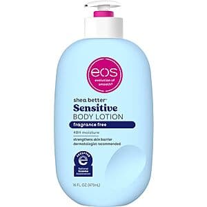 16-Oz eos Shea Better Sensitive Skin Body Lotion $4.95 w/ Subscribe & Save
