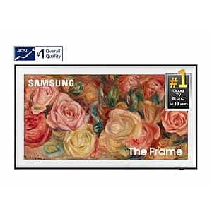 Samsung EPP/EDU: The Frame LS03D 4K Smart QLED TV: 55" $720, 75" $1530, 65" $900 or less & More + Free Shipping
