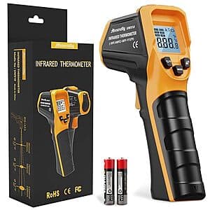 AHOSOUTLY Infrared Thermometer Laser Temperature Gun $7.65