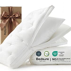 Prime Members: Bedsure PureWoven Adjustable Pillow: King $28.50, Queen $24 + Free S&H