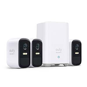 Eufy App: eufyCam 2C Pro 3-Cam 2K Wireless Home Security System $120 + Free Shipping