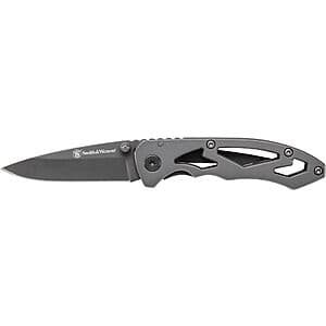 5.4" Smith & Wesson CK400 Frame Lock Drop Point Folding Knife $8.80