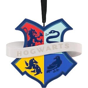 Hallmark Christmas Ornaments: Michael Myers $8.10, Harry Potter Hogwarts Crest $6.90 & More