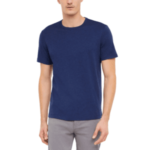 Folded or displayed clothing and shoe items available for purchase with promotional savings.