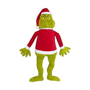 48" Grinch by Ruz Jumbo Plush in Santa Shirt and Hat $19.80