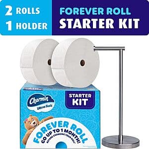 Charmin Ultra Soft Forever Roll: 1x Starter Kit + 1x Refill Kit + $15 Target GC $58 + Free Shipping
