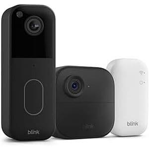 Blink Video Doorbell + Outdoor 4 Wireless Smart Security Camera w/ Sync Module $44 + Free S&H
