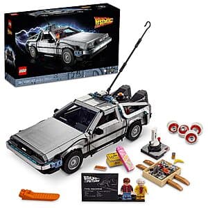 1872-Piece LEGO Back to The Future Time Machine Building Set $160 + Free Shipping