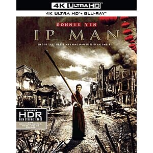Ip Man UHD 4K Blu-ray disc packaging.