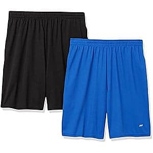 2-Pk Men's Amazon Essentials Athletic Basketball Training Shorts (various sizes) from $7.20