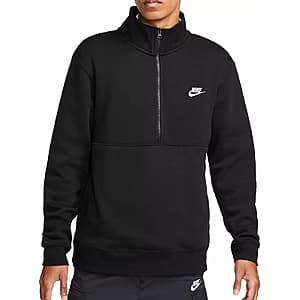 Nike Men's Sportswear Club 1/2-Zip Pullover Sweatshirt (3 colors) $25 + Free Store Pickup