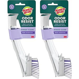 2pk Scotch-Brite Advanced Soap Control Dishwand Brush Scrubber $4.95 w/ S&S