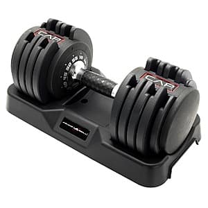 55-lbs CAP Barbell Adjustabell Dumbbell w/ Contoured Full-Rotation Handle $99 + Free S&H