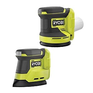 RYOBI ONE+ 18V Random Orbit Sander & Corner Cat Finish Sander Kit (Tools Only) $59.90 + Free Shipping