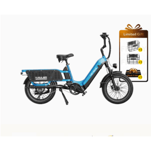Heybike Hauler Dual Battery 1400W / 1464Wh Cargo E-Bike w/ 85-Mile Range (2 colors) $899 + Free Shipping