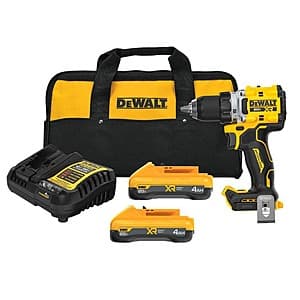 Select Home Depot Stores: DeWALT 20V XR 1/2" Drill/Driver Kit w/ 2x 4Ah Batteries $134.50 (In-Store Only)