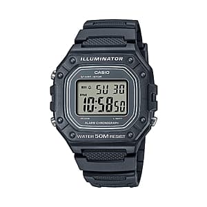 Casio Men's Digital Watch (Gray) $9.30 + Free Store Pickup