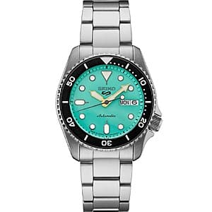 43mm Seiko 5 Sports SKX Series Men's Stainless Steel Black Dial Watch $201 + Free S&H on $400+