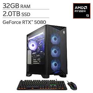 Costco Members: MSI Aegis ZS2 Gaming Desktop: Ryen 9 9900X, 32GB RAM, RTX 5080 $2300 + $15 S/H