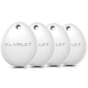 Prime: 4-ct FLYRUIT Apple Find My Bluetooth Tracker Tags (iOS Only, MFi Cert.) $10 + Free S&H
