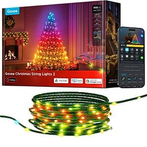 99' Govee RGBWIC 300 LEDs Christmas String Lights 2 (Green or Clear) $75 + Free Shipping