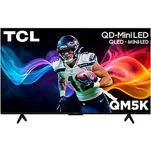 50" TCL Class QM5K Series 4K UHD HDR QD-Mini LED Smart TV $270 + Free Shipping