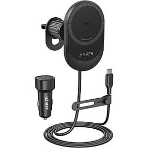 15W Anker MagSafe Wireless Car Mount Charger for iPhone 17-12 Series $30 + Free Shipping w/ Amazon Prime