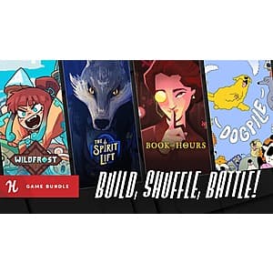 8-Game Build, Shuffle, Battle Bundle (PCDD): Dogpile, The Spirit Lift & More $15