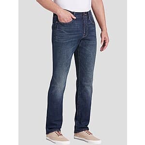 Lucky Brand Athletic Fit Straight Leg Classic Denim Jeans (Limited Sizes, Dark Wash) $17 + Free Shipping