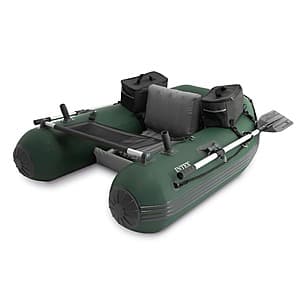 1-Person INTEX Big Catch Pro Inflatable Fishing Float Tube w/ 2x 54″ Oars (Green) $210 + Free Shipping