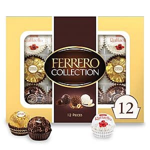 12-Ct 4.6-Oz Ferrero Collection Premium Gourmet Assorted Chocolate (Variety) $4.45
