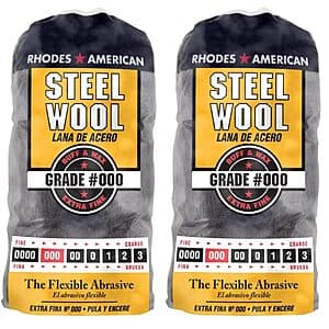 2-Pack 12-Pads Homax Steel Wool (Extra Fine Grade #000) $6.30